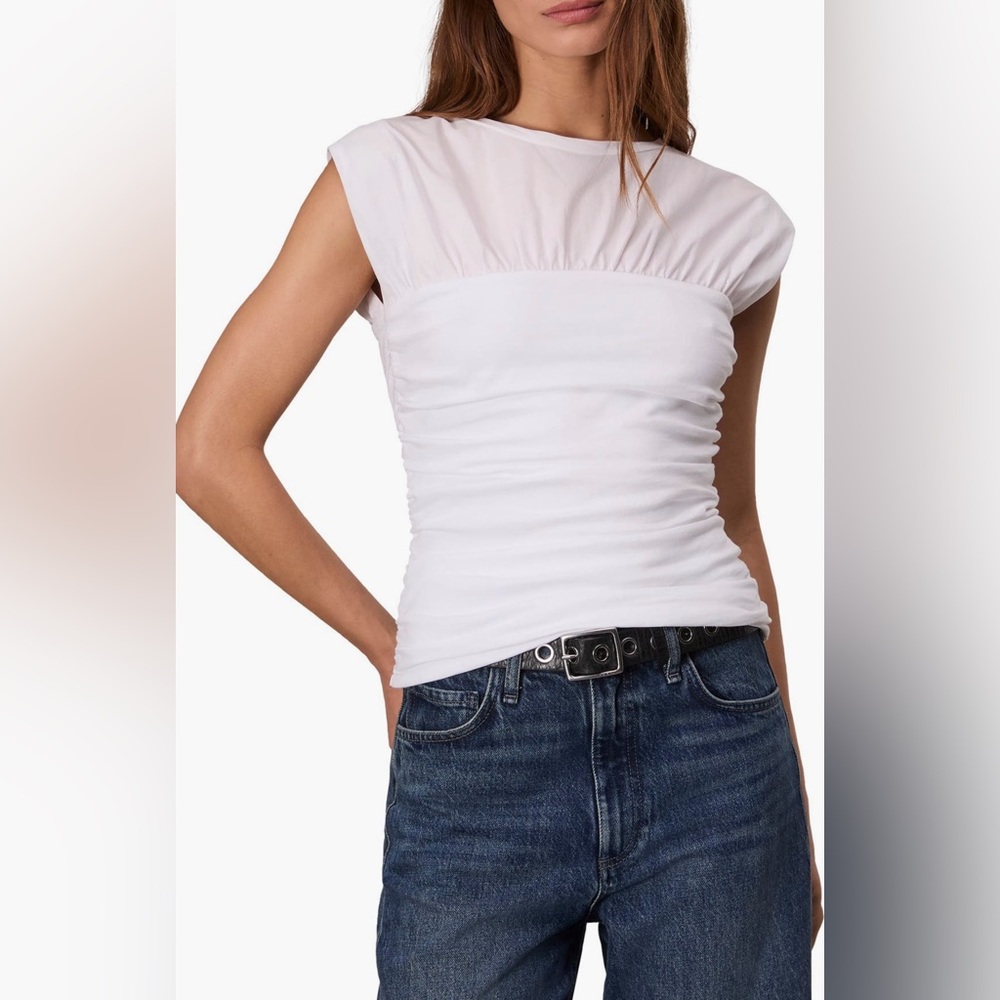Rag & Bone Mica Ruched Tee